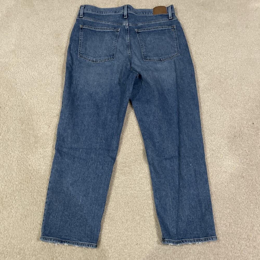Madewell Perfect Vintage Straight Crop Jean Size 32 Preowned - Picture 9 of 13